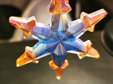 Cross star pendant for Christmas tree